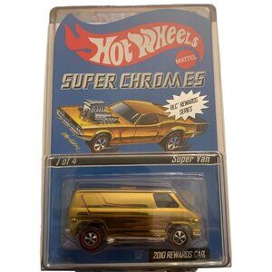 Hot Wheels RLC Rewards Series 2010 Super Chromes Super Van Die-Cast Limited